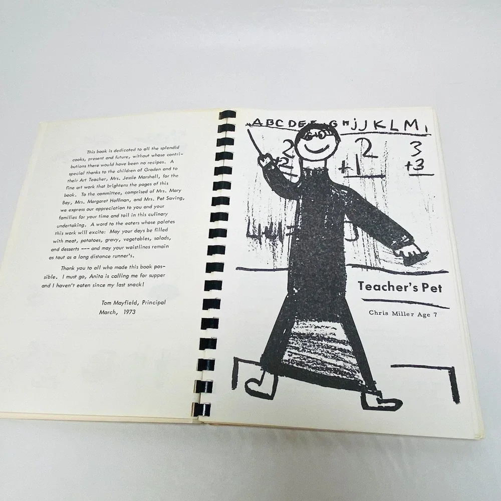 The Graden‎ PTA Something For Everybody Cookbook 1973 70s Parkville Missouri MO